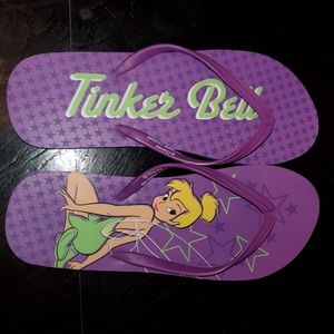 Disney Store Tinkerbell Flip-flops- Size 11/12